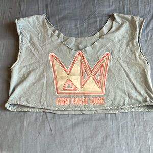 West Coast Cure Cut Crop Top